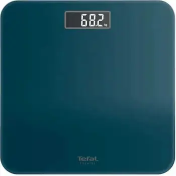 Peshore personale, Tefal, Premiss PP1806V0, kapacitet 160 kg, ekran LCD, xham i kalitur, blu e errët