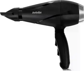 Tharëse flokësh, BaByliss 6710DE, 2100 W, motor AC, jonizim, 2 shpejtësi dhe 3 temperatura, me difuzor dhe grykë e ngushtë, e zezë