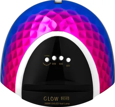 Lampë thonjsh UV LED Glow YC57 RN, 268W, blue pink - 1