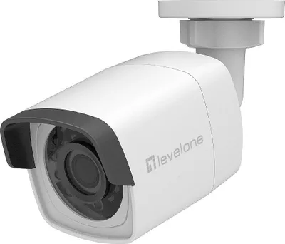 Kamerë IP LevelOne GEMINI Fixed Bullet, 4MP, PoE H.265, e bardhë - 1
