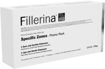 Set kozmetik Labo Fillerina 932 Specific Areas Grade 4 Plus, krem volumizues për buzë 7ml, krem për konturin e syve