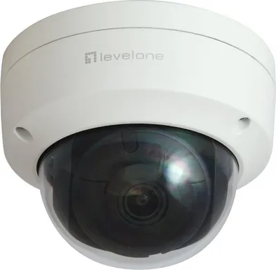 Kamerë IP LevelOne GEMINI Fixed Dome, 2MP, H.265, kundër vandalizmit - 1