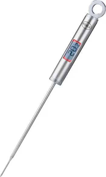 Termometër kuzhine Rosle Gourmet Digital Instant Read, ekran digjital, matje Celsius dhe Fahrenheit, argjent