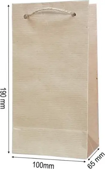 Qese dhuratash MERplus T 1, dekorative, 19 x 10 x 6.5 cm, shumëngjyrëshe
