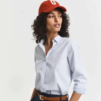 Këmishë GANT REG CLASSIC POPLIN STRIPED SHIRT