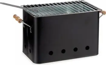Grill portativ me qymyr La Dehesa, 32 x 20.5 cm, prej hekuri, i zi