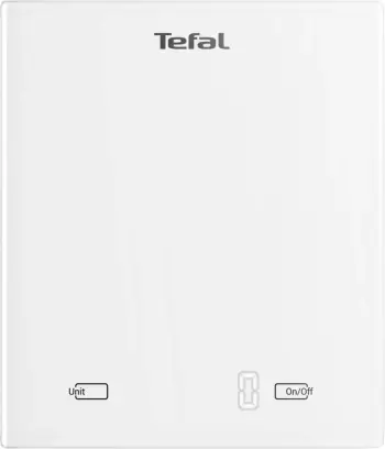 Peshore kuzhine, Tefal, BC5504V0 Essential 2, kapacitet 5 kg, njësi g/kg/ml/lb/oz, funksion tare, digjitale, e bardhë
