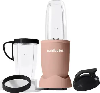 Blender NutriBullet NB907MACL Pro 900W 946 ml, rozë, set me 2 gota dhe kapak To-Go