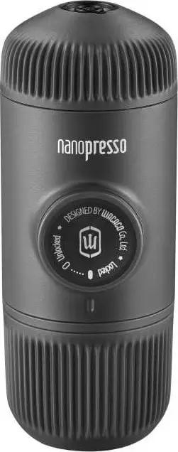 Makineri portative espresso Wacaco Nanopresso, 18 bar, 80 ml, gri