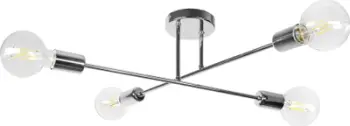 Lampë varëse Orno SOLO 4P, 4xE27, max 4x60W, krom