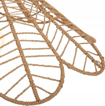 Lampë varëse tavani Boho Flower, 58 cm, E27, ngjyrë natyrale - 2