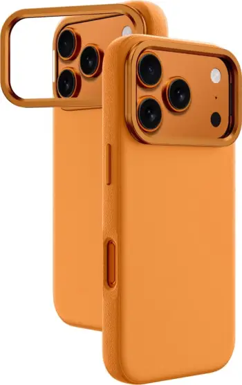 Mbështjellës, AmazingThing, Glamor 3 Lens, për Apple iPhone 17 Pro Max, TPU, portokalli Titan