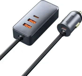 Karikues makine Baseus Share Together, 120W, 2x USB A 2x USB C, i zi
