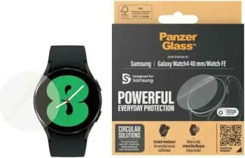 Mbrojtës ekrani PanzerGlass Samsung Galaxy Watch4 40mm Watch FE, xham i temperuar, transparent