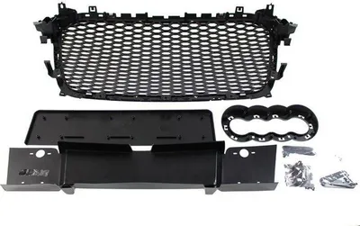 Grillë përpara MTuning për Audi A4 B8 RS Style, krom e zezë, PDC, 2012 2015 - 2