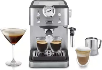 Makine kafeje, DeLonghi, Classic Linea EM450.M, 15 bar, 1.7L, Thermoblock, metal