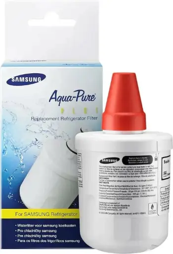 Filtër i brendshëm frigorifer Samsung Aqua Pure Plus, për ujë dhe akull, i bardhë