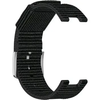 Rrip ore Eternico Canvas për Amazfit T-Rex, 25mm, najlon, i zi