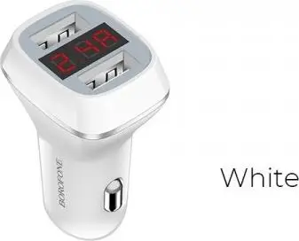 Karikues makine Borofone BFO-BZ3, 2x USB A, 2.4A, i bardhë