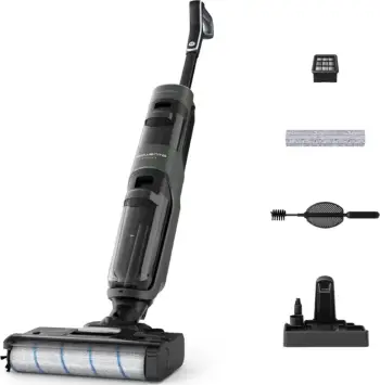 Fshesë vertikale pa kabllo, Rowenta X-Clean 4 GZ5035WO, thithje dhe larje në një kalim, kohë pune deri në 50 min, detektim inteligjent i papastërtisë, set