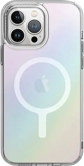 Mbështjellës, UNIQ LifePro Xtreme, për iPhone 15 Pro Max 6.7", MagSafe magnetik, TPU hardcase i tejdukshëm, iridescent