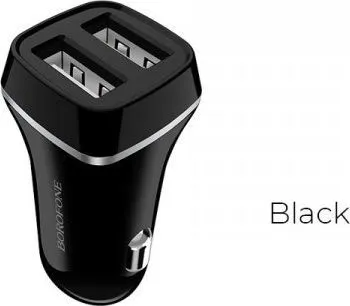 Karikues makine Borofone BZ2, 2x USB A, 2.4A, i zi - 1