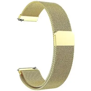 Rrip ore Eternico Elegance Milanese Pro, 20mm, çelik inox, ngjyrë gold