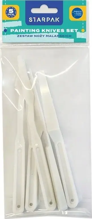 Set spatula pikturimi Starpak, 5 copë, plastik