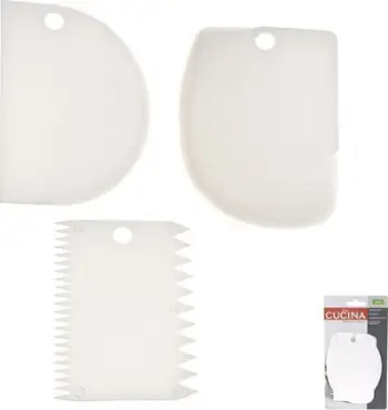Set spatulash pastiçerie, 3 copë, për dekorim ëmbëlsirash