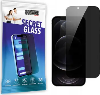 Xham mbrojtës privatësie Grizz SecretGlass për Apple iPhone 12 Pro, hybrid, transparent