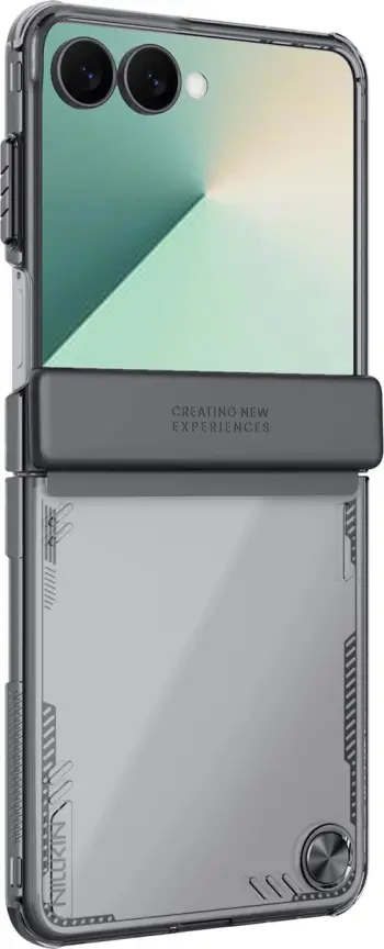 Mbështjellës Nillkin Iceblade për Samsung Galaxy Z Flip 7, TPU/PC me kënde të përforcuara, plant-based, black