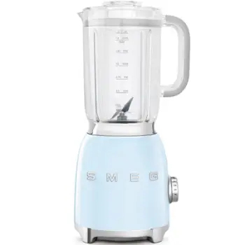 Blender SMEG 50's Style BLF01PBEU, 800 W, 1.5L, i kaltër pastel