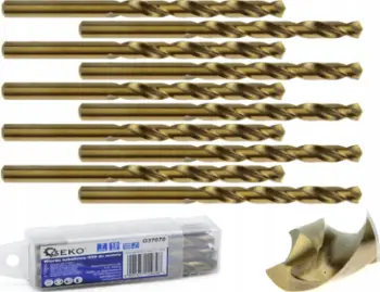Set spiralësh për metal, 7mm HSS, 10 copë