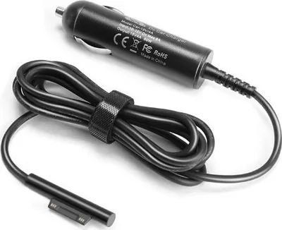 Karikues makine CoreParts Car Adapter, për Microsoft Surface, i zi - 1