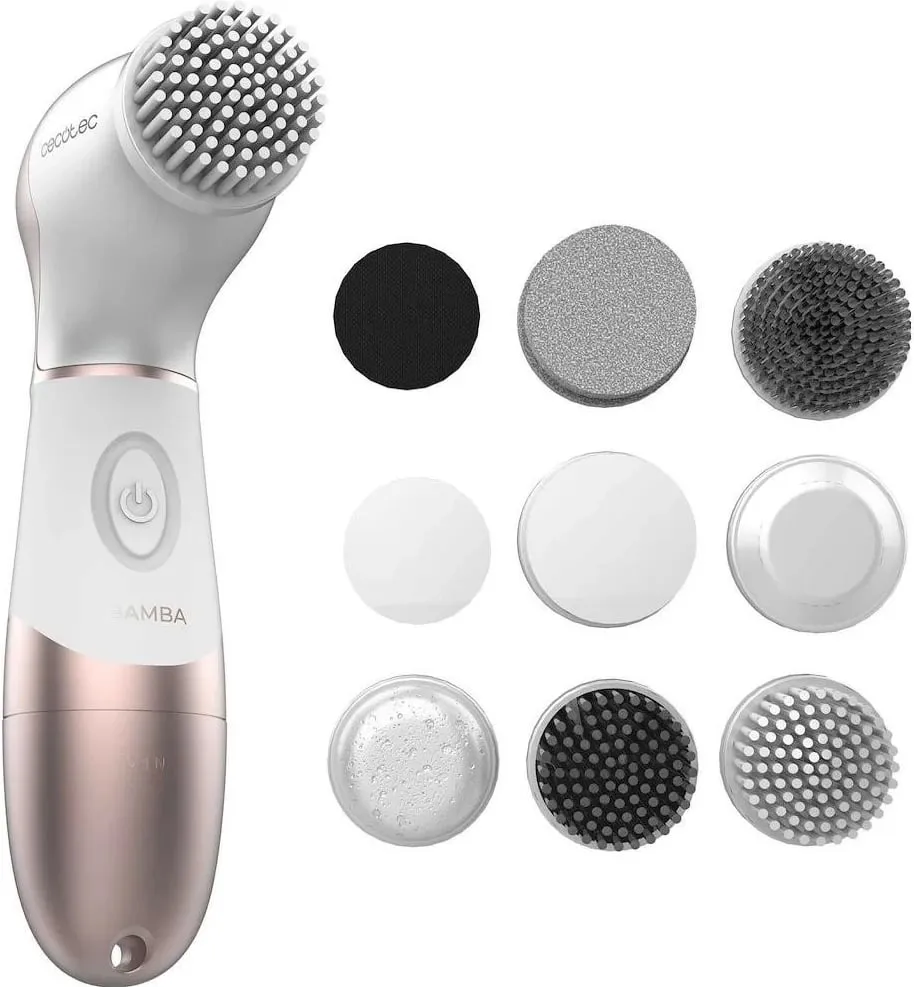 Furçë fytyre Cecotec FaceCare TotalClean Bamba, 9 në 1, e bardhë - 1