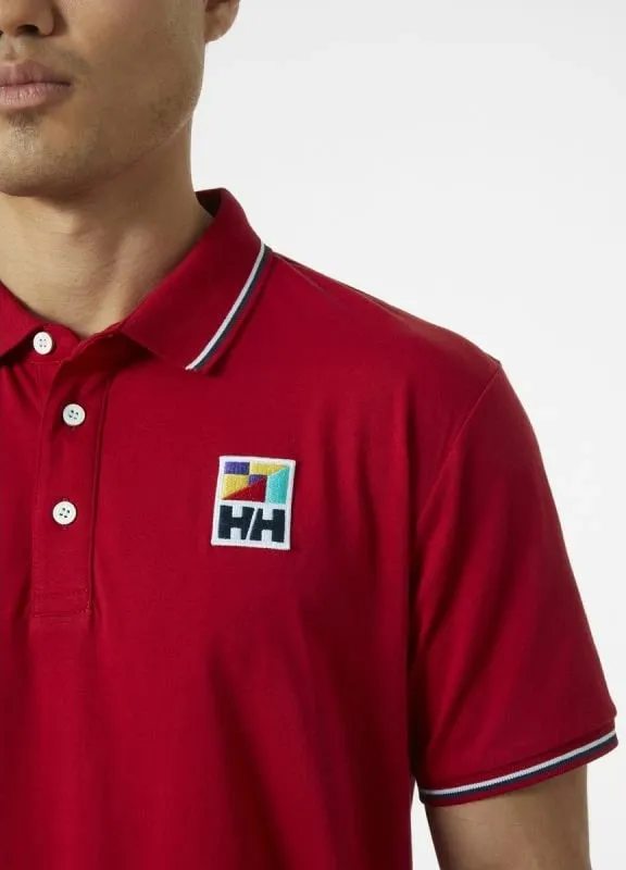 Fanellë polo për meshkuj Helly Hansen, e kuqe - 2