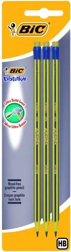 Laps BIC Evolution HB 646 me gomë, 3 copë