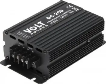 Konvertues rryme Power Supply Converter DC-200, 12V DC, 10A, gri