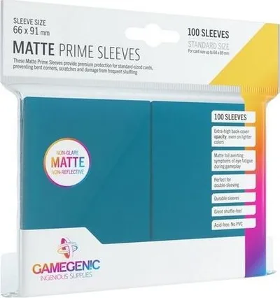 Mëngë Matte Prime CCG Rebel, 66x91mm, 100 copë, të kaltra - 1
