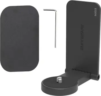 Mbajtëse magnetike për kamera sportive, Sunnylife MJ033, 8 magnetë neodim, bazë silikoni antirrëshqitëse, filetë 1/4", 67 g, set