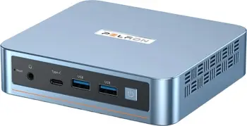 Kompjuter mini, Peladn, WI-6 N95, Intel N95, 16GB RAM, 512GB SSD, 4K triple display, Wi‑Fi 5, Blu