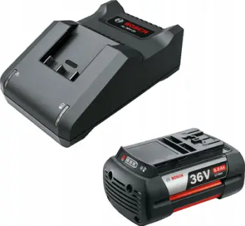 Set startues bateri Bosch GBA, 36V 4.0Ah, karikues AL 36V-20
