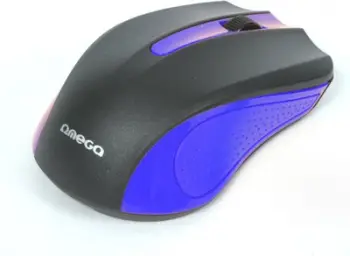Mouse Omega OM05BL, optik, 1000 dpi, me kabllo, i zi