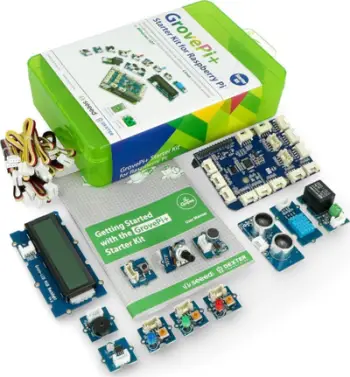 Set startues Seeedstudio GrovePi Plus për Raspberry Pi, me sensorë dhe module IoT, shumëngjyrësh