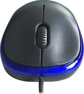 Mouse optik USB LL-2080-A, me kabllo, i zi blu - 5