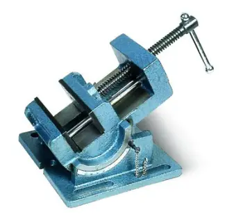 Mengene këndore Proma SU 100, gjerësi hape 100 mm, bazë rrotulluese 90°, gri