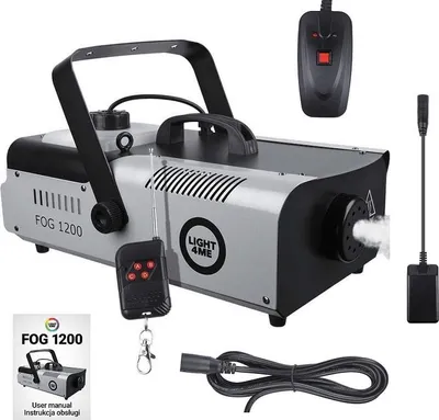 Makineri tymi Light4me FM1200, 1200W, depozitë 2.3L, e zezë - 1