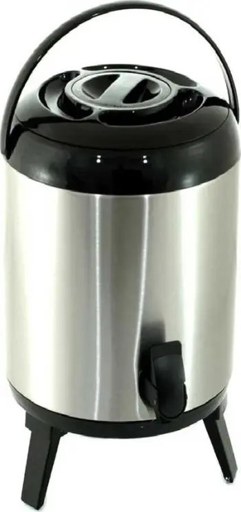 Termos gastronomik Metlex MX-7408, 13L, me rubinet, argjendtë