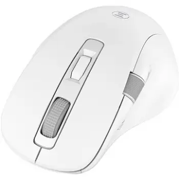 Mouse pa tela Eternico MS480, 2.4 GHz Bluetooth, RGB, i bardhë