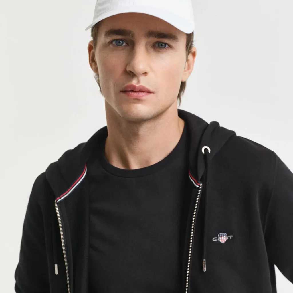 Duks GANT REG SHIELD FULL ZIP HOODIE - 12